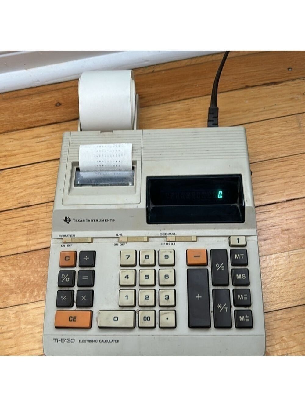Texas Instruments TI-5130 Electronic Calculator - vintage and works - Picture 10 of 10